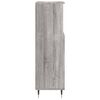 vidaXL Bathroom Cabinet Grey Sonoma Engineered Wood Tall