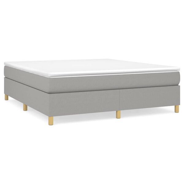 vidaXL Bed Frame Light Grey