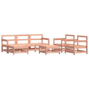 vidaXL Garden Lounge Set Natural Wood Solid Douglas wood Large Modular