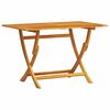 vidaXL Garden Dining Set Folding 7 pcs Brown solid acacia wood