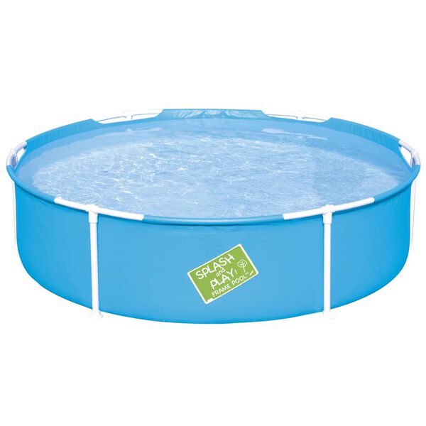 Bestway Swimming Pool Blue PVC walls, Steel frame Small Portable