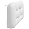 vidaXL Headboard Cushion White