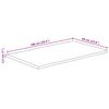 vidaXL Table Top Natural wood Solid mango wood 39.4 x 23.6 in Durable