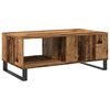 vidaXL Coffee Table Old wood Engineered wood, metal Small Coffee Table