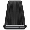 vidaXL Solar Pool Heating Panel Black HDPE, PC, Aluminum 43 x 26 x 2.8 in