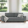 vidaXL 3-Seater Sofa Dark Grey 86.6"x30.7"x33.1" Fabric