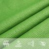 vidaXL Sunshade Sail 1.75 oz/ft&sup2; Light Green 16.4x26.2' HDPE