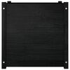 vidaXL Garden Planter Set of 2 Black Solid pinewood 23.6 in Durable