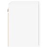 vidaXL TV Wall Cabinet Set of 2 White Engineered Wood Medium
