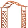 vidaXL Garden Arch Brown Solid wood