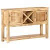 vidaXL Sideboard Natural Mango Wood Rough Mango Wood Medium Storage
