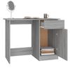 vidaXL Desk Grey Sonoma Engineered Wood Standard desk size Desk