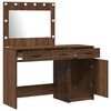 vidaXL Dressing Table 2 pcs Brown 40 x 41 x 75 cm Engineered wood