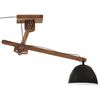 vidaXL Ceiling Lamp Black Iron Medium Height-Adjustable Ceiling Lamp