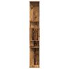 vidaXL Book Cabinet Smoked Oak Engineered Wood Large Book Cabinet