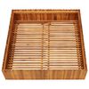 vidaXL Raised Bed Natural wood color Solid acacia wood Medium Durable