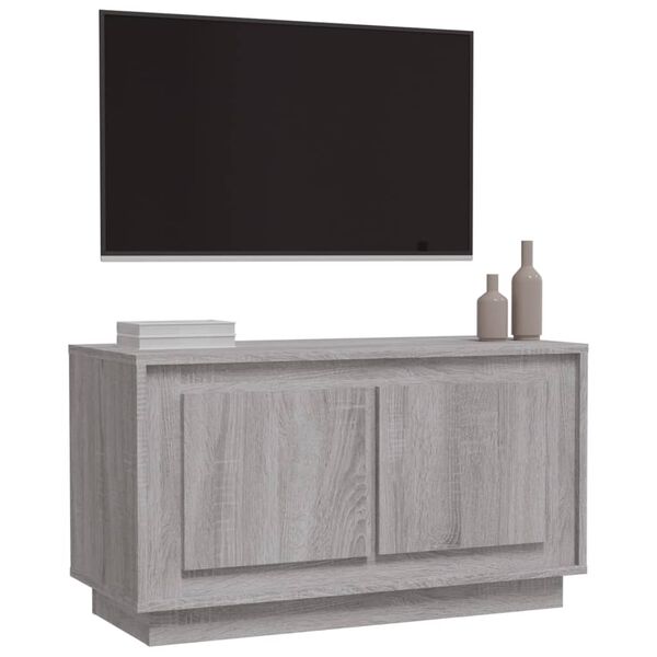 vidaXL TV Cabinet Grey sonoma Engineered wood Standard TV Cabinet