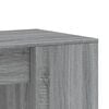 vidaXL Desk Grey Sonoma Engineered Wood Medium Computer Desk