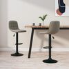 vidaXL Bar Stool Set of 2 Light Grey