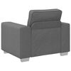 vidaXL Sofa Dark Grey 39.37 x 30.31 x 32.28 in Fabric