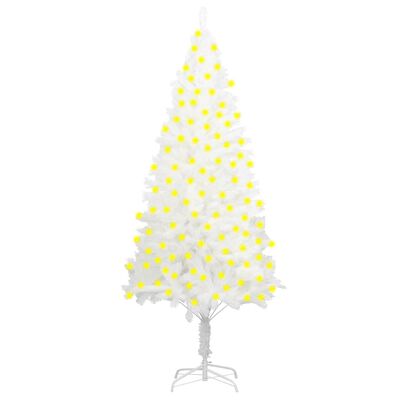 vidaXL Artificial Pre-lit Christmas Tree White 94.5"
