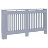 vidaXL Radiator Cover Anthracite 59.8"x7.5"x32.1" MDF