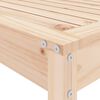 vidaXL Garden Bar Set Natural Pine Solid pine wood Medium Footrest