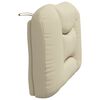 vidaXL Headboard Cushion Cream 100% polyester, PP fiber 31.5 in wide