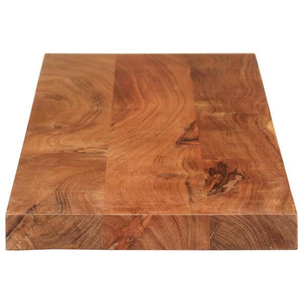 vidaXL Table Top Natural Acacia Wood Solid Acacia Wood 43.3 x 11.8 in