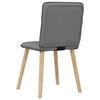 vidaXL Dining Chair Set of 6 Dark Grey