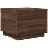 vidaXL Coffee Table Brown Oak Engineered wood 19.7x19.7x15.7 in