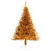 vidaXL Christmas Tree Gold PET Medium Simple Artificial Christmas Tree