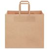 vidaXL Paper Bags 250 pcs with Handles Brown 32x22x28 cm