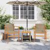 vidaXL Garden Chair Beige PE rattan Medium UV-resistant materials