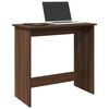 vidaXL Desk Brown Oak Engineered Wood Compact Stylish Design Desk