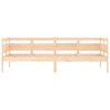 vidaXL Day Bed Natural Wood Solid Pine Wood, Plywood Twin