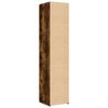 vidaXL Highboard Smoked Oak 15.7"x16.7"x72.8" Engineered Wood