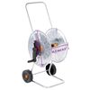 vidaXL Hose Reel Cart for 196.9 ' 1/2" Hose Steel