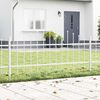 vidaXL Garden Fence White 340 x 75 cm