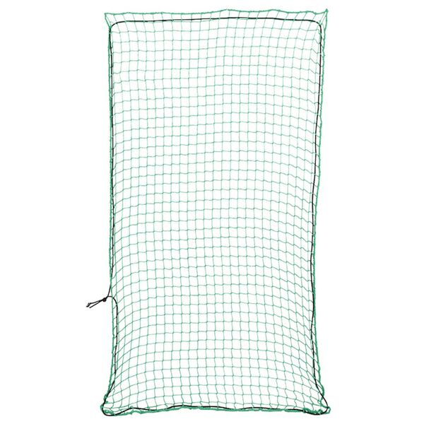 vidaXL Trailer Net with Elastic Rope Green 13.1x6.6' PP