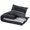 vidaXL Duvet Cover Set Set of 2 Black and white 100% Cotton 78.7x78.7 in