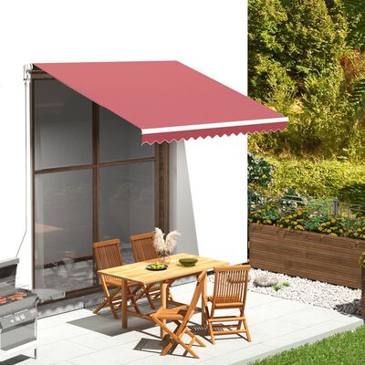 vidaXL Replacement Fabric for Awning Burgundy Red 9.8'x8.2'