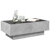 vidaXL Coffee Table Concrete Gray Engineered Wood, Glass