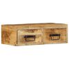 vidaXL Wall-mounted TV Cabinet Solid Rough Mango Wood Solid Mango Wood