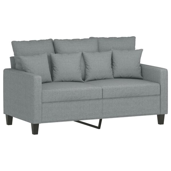 vidaXL Sofa Set Light Grey