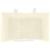 vidaXL Paper Bags 50 pcs with Handles Yellow 10.2x6.7x9.8"