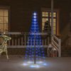 vidaXL Christmas Tree Blue Copper, PVC Large Collapsible