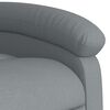 vidaXL Massage Recliner Chair Light Grey