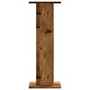 vidaXL Plant Stands 2 pcs Old Wood 11.8x11.8x31.5" Engineered Wood