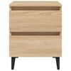 vidaXL Bed Cabinet Sonoma Oak 15.7"x13.8"x19.7" Engineered Wood
